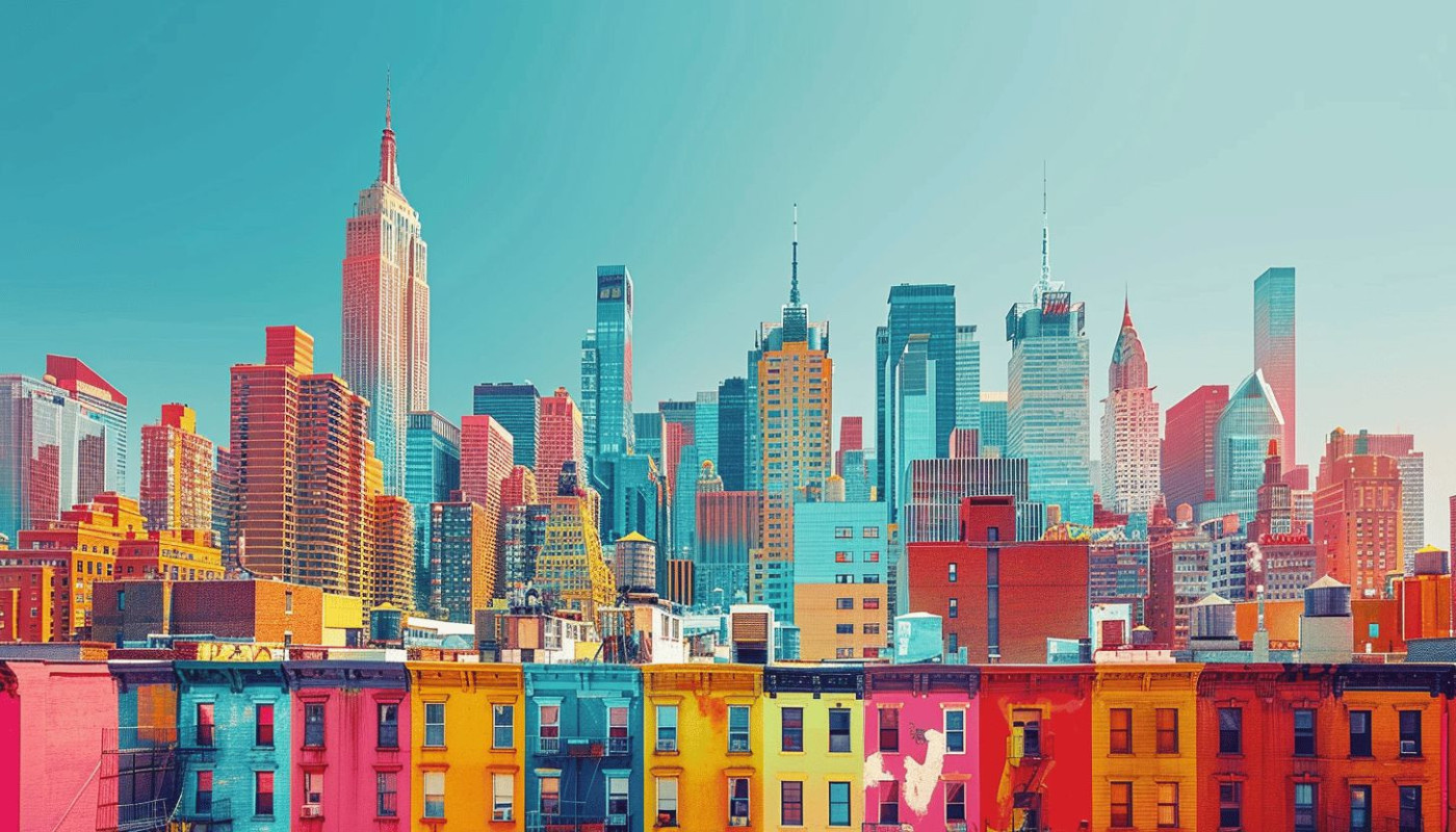 L'impact des couleurs dans les posters de villes du monde